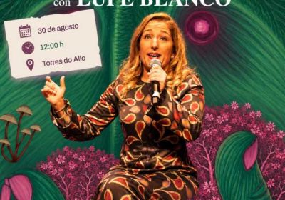 Cartel de A Carriza: Loita de Regueifeiros Novos con Lupe Blanco nas Torres do Allo, o 30 de agosto de 2026.