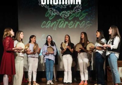 Cartel de la actuación de Chorima en la Foliada de la Carballeira de Zas
