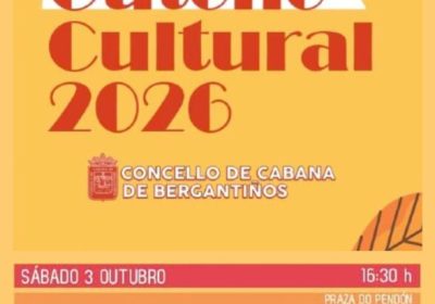 Cartel da Andaina Solidaria contra o Cancro en Cabana de Bergantiños