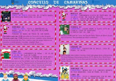 Programación de Navidad de Camariñas