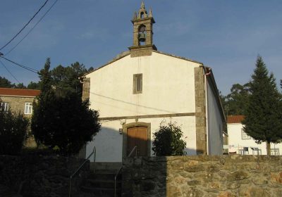 Vista exterior da Capela da Inmaculada Concepción de Mallas – Fisterra