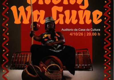 Cartel de Cheny Wa Gune en Corcubión, 4 de outubro de 2026 no Auditorio da Casa da Cultura