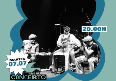 Cartel del concierto de Blues Moonshiners en Camping LagoMar, Muxía
