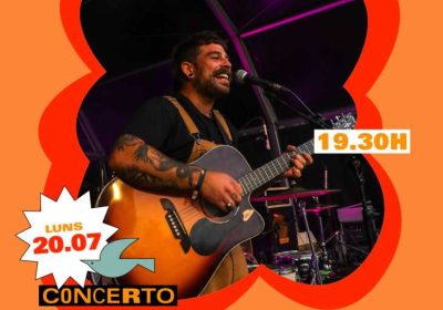 Cartel del concierto de Braian de Palma en Lagomar Camping, en Muxía, el 20 de julio de 2026