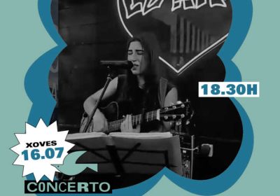 Cartel del concierto de Diana Pombo en Camping Lago-Mar, el jueves 16 de julio de 2026 a las 18:30 horas.