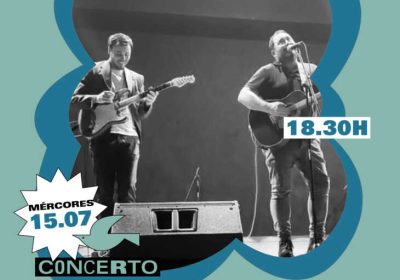 Cartel del concierto de Isi Vaamonde en Camping Lago-Mar, el miércoles 15 de julio de 2026 a las 18:30 horas.