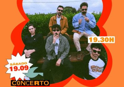 Cartel del concierto de La Gloria en Lago-Mar Camping