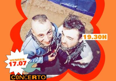 Cartel del concierto de Leo y K-Chafaz de Che Sudaka en Camping Lago-Mar, el viernes 17 de julio de 2026 a las 19:30 horas.
