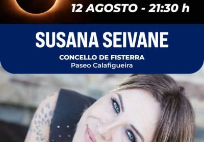 Concierto de Susana Seivane durante el eclipse del 12 de agosto de 2026 en Fisterra