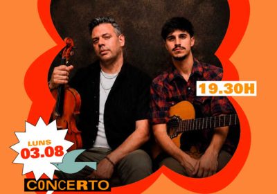 Cartel del concierto de Víctor y Naxo en Lagomar Camping, el 3 de agosto a las 19:30