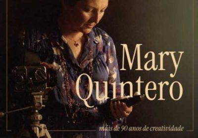 Cartel de la proyección del documental “Mary Quintero, máis de 90 anos de creatividade” en el Museo de Corme, el 29 de agosto de 2026