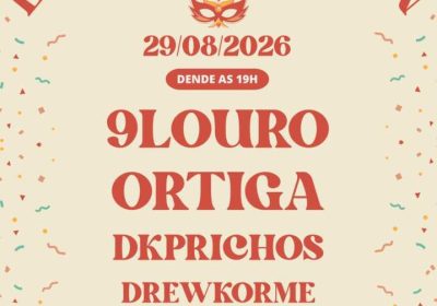 Cartel del Entroido de Verán de Corme 2026, con actuaciones musicales el 29 de agosto desde las 19:00 horas