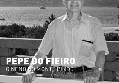 Cartel del estreno de la pieza documental Pepe do Fieiro, o neno do Monte Pindo en Cines Xunqueira de Cee
