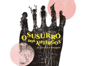Cartel de la exposición colectiva O susurro dos Antergos en el Pazo da Cultura de Carballo