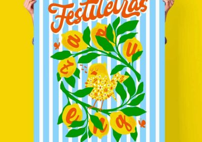 Cartel de Festiletras 2026, 44 edición, en la Aldea do Couto