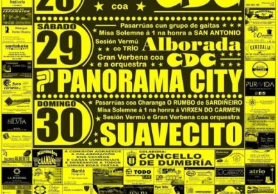 Cartel de las Fiestas del Carmen 2026 en Dumbría, del 28 al 30 de agosto