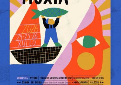 Cartel de las Fiestas del Carmen de Muxía 2026, del 24 al 26 de julio