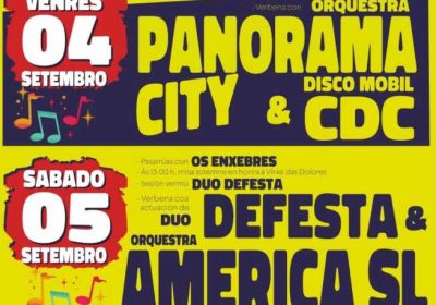 Cartel de las fiestas de San Ramón de O Esto 2026 en Cabana de Bergantiños, del 4 al 6 de septiembre