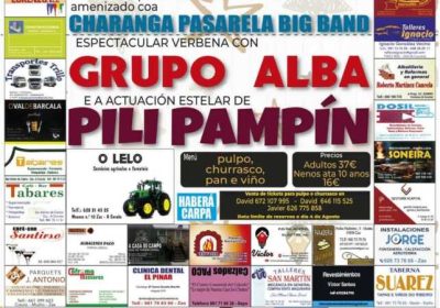 Cartel de las Grandes Festas 2026 de Meanos en honor da Virxe do Carme