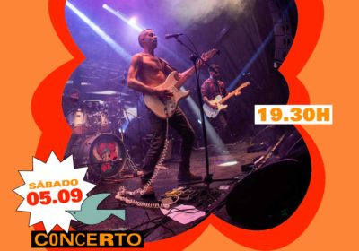 Cartel del concierto de Lowcos en Camping Lago-Mar el 5 de septiembre de 2026