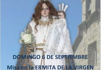 Virgen del Monte de Camariñas, cartel de la misa y procesión del 6 de septiembre de 2026
