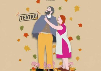 Cartel do espectáculo familiar «Muiñada» de Galeatro no Parque da Paluxa, Os Muíños