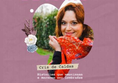 Cartel de Mulleres de conto con Cris de Caldas no Teleclube de Suxo, Muxía, o 30 de agosto