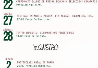 Programación de Navidad de Corcubión