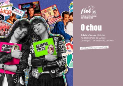 Cartel de O chou, de Sobria e Serena, no FIOT 2026 de Carballo