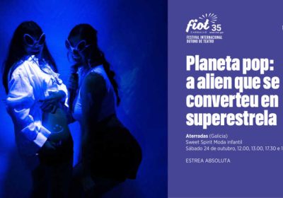 Cartel de Planeta pop: a alien que se converteu en superestrela de Aterradas no FIOT 2026 de Carballo
