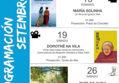 Programación cultulal de septiembre