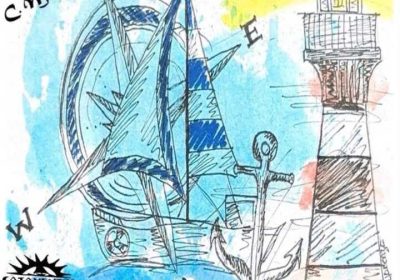 Cartel de la 25ª Concentración de Escolas de Vela Jesús Elorza y regata Optimist y multiclase en Corcubión, 5 de septiembre de 2026.