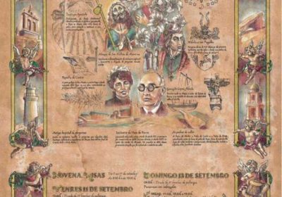 Cartel da Romaría da Virxe da Barca 2026 en Muxía, do 11 ao 14 de setembro