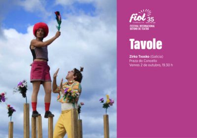 Cartel de Tavole de Zirko Txosko no FIOT 2026 de Carballo