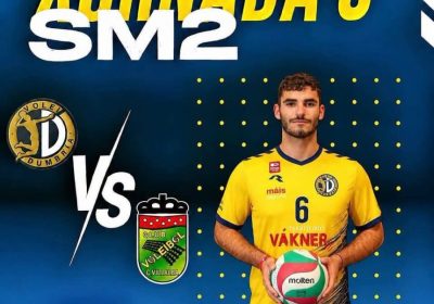Cartel del partido Volei Dumbría contra Club Voleibol Collado Villalba, 17 de octubre de 2026