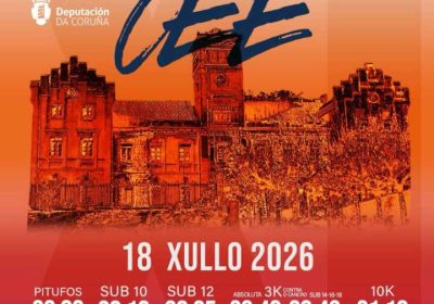 Cartel de la XI Carreira Pedestre Nocturna Concello de Cee 2026