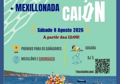 Cartel de la Xornada do Mar en Caión, 8 de agosto de 2026
