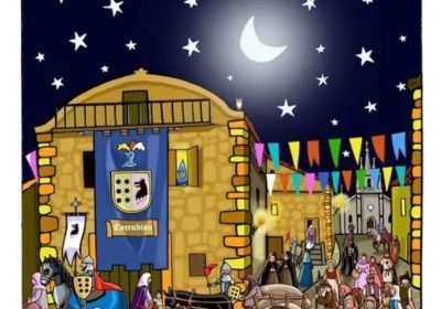 Cartel del XXIV Mercado Medieval de Corcubión, los días 24, 25 y 26 de julio de 2026