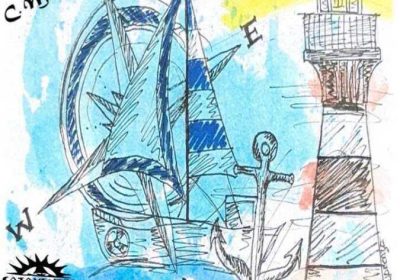 Cartel de la 25ª Concentración Escola de Vela Jesús Elorza en Corcubión, regata Optimist y multiclase del 29 de agosto de 2026