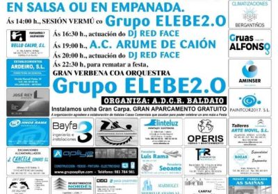 Cartel de la XXVI Festa do Berberecho de Baldaio 2026, en A Imende-Noicela, Carballo, el 22 de agosto.