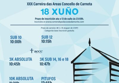 XXX CARREIRA DAS AREAS