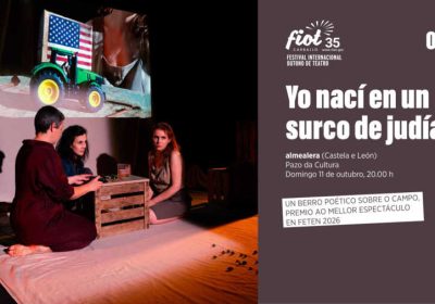 Cartel de Yo nací en un surco de judías, FIOT 2026 de Carballo