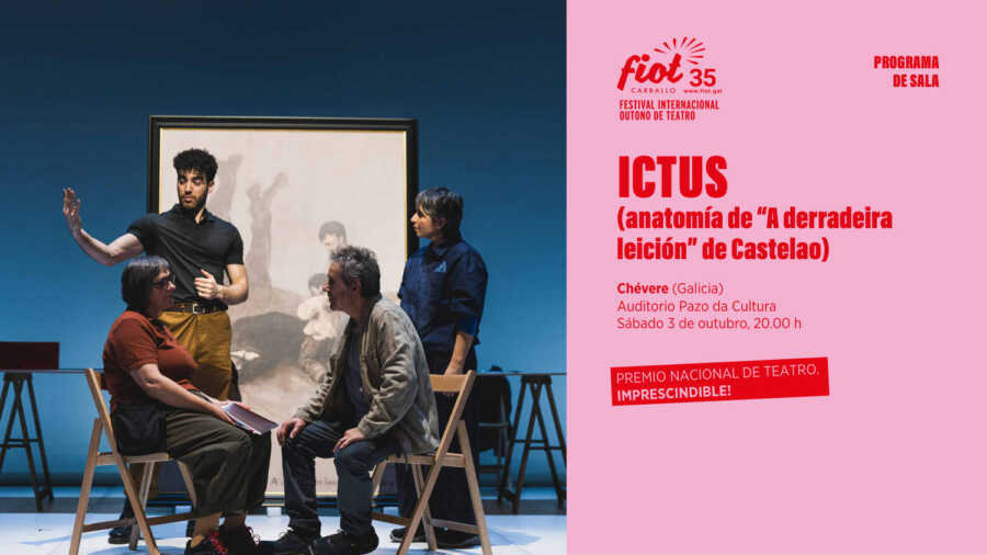Cartel de Ictus, de Chévere, en el FIOT 2026 de Carballo