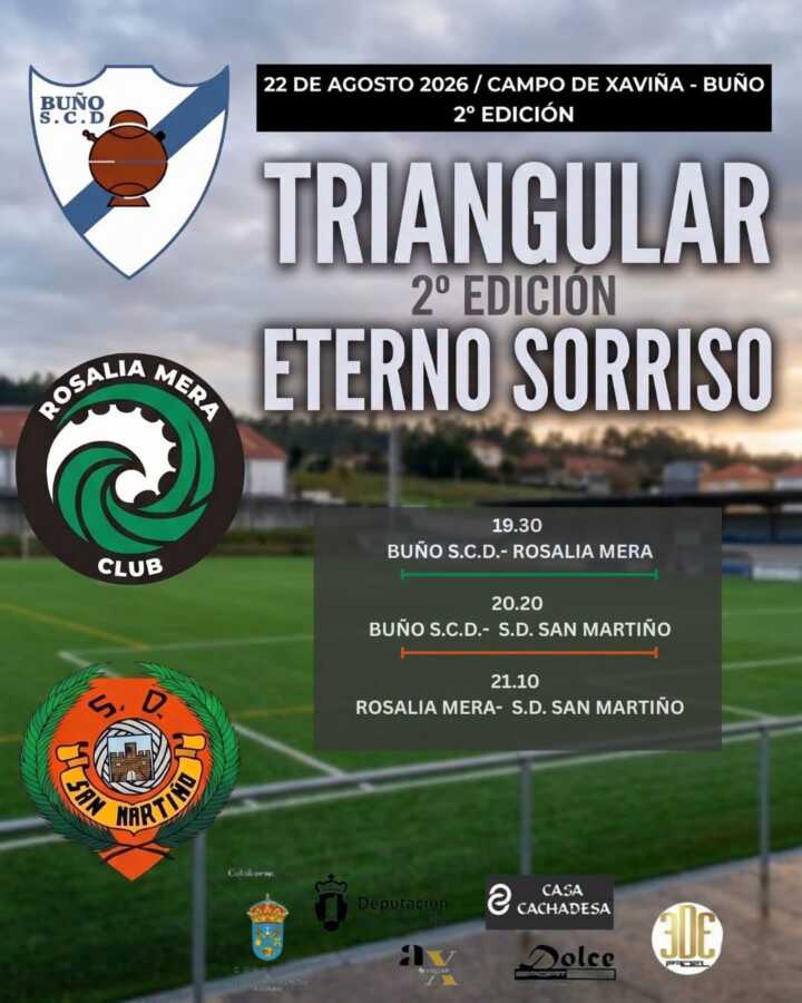 Cartel del II Triangular Eterno Sorriso en Buño, 22 de agosto de 2026