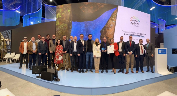 La Fundación Starlight entrega en FITUR el certificado Destino Turístico Starlight al xeodestino Costa da Morte