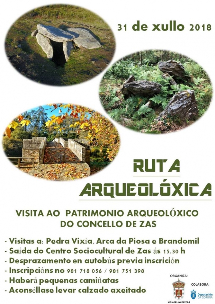 La Semana Cultural Incluye Dos Rutas Para Conocer El Patrimonio Arqueologico De Zas 1532602526