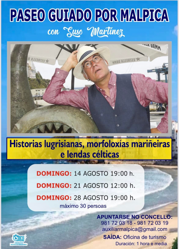 Paseo Guiado por Malpica con Suso Martínez
