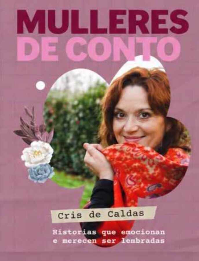 Cartel de «Mulleres de conto», espectáculo de narración oral de Cris de Caldas en Os Muíños, Muxía