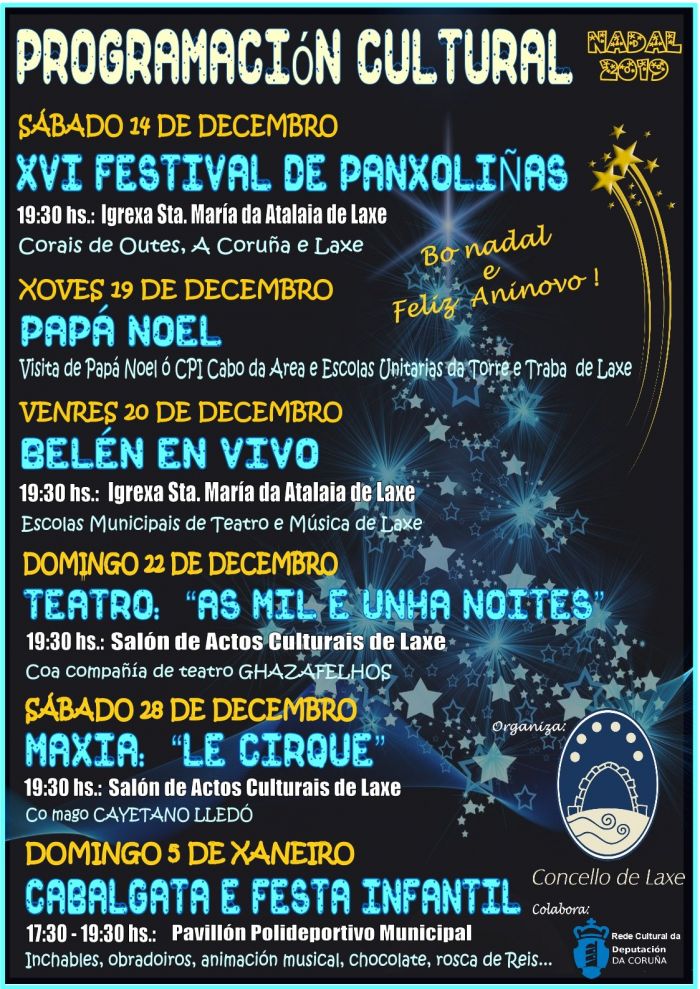 Programación de Navidad de Laxe