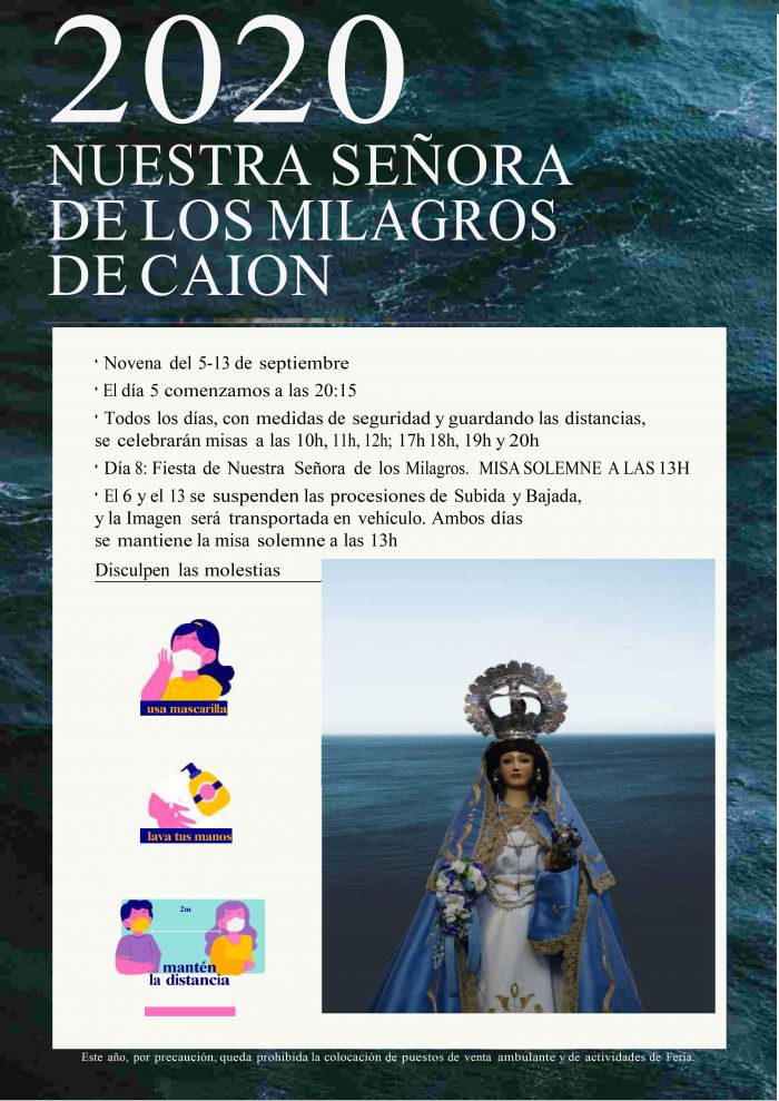 Programa religioso Nuestra Señora de los Milagros de Caión